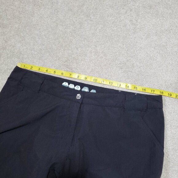 MCKINLEY Grindavik Nylon Stretch 32.5" Hiking Pants Straight Black Women Large - Picture 13 of 16